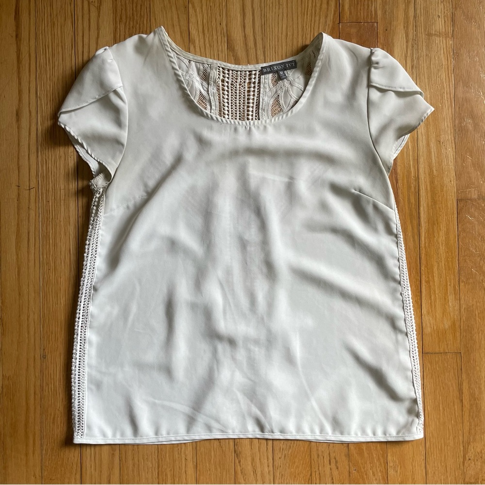 Gracia Crochet Back Blouse